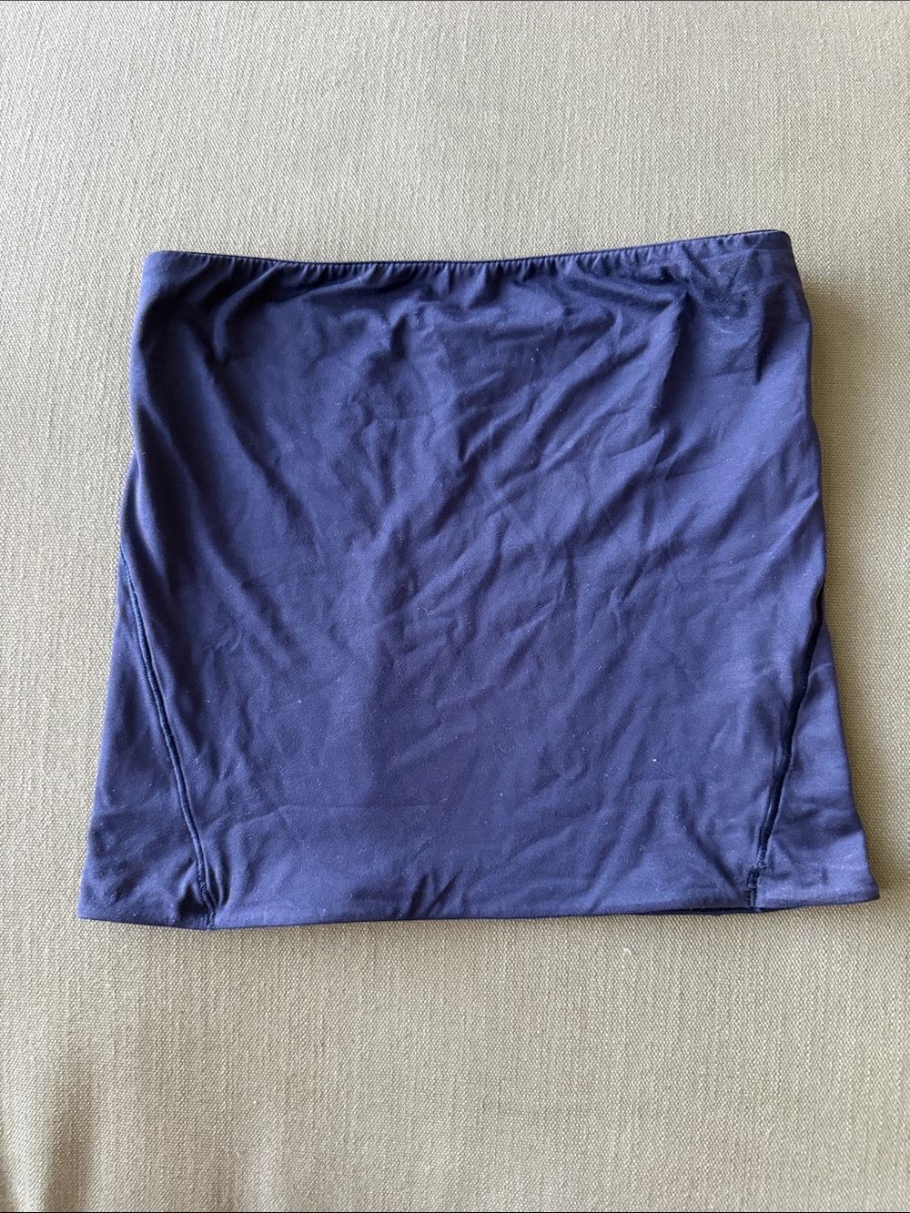 Wundermost Ultra-Soft Nulu Tube Top | Size XS, True Navy